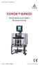 COROB BANCO. Automatisk brytmaskin Bruksanvisning. 207094 - SVENSKA - SWEDISH Version 5.0 R1 (04/2014)