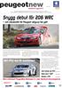 Snygg debut för 206 WRC och starskottet för Peugeot rallycup har gått