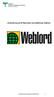 Användarmanual för felanmälan och beställning i Weblord