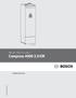 6 720 817 577-00.1I 400V, 3N~ / 230V, 1N~ / 230V, 3~ Compress 4000 2.0 EW. Installationsanvisning 6 720 818 937 (2016/01)