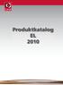 Produktkatalog EL 2010