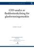 CFD-analys av flaskbottenkylning för glasformningsmaskin