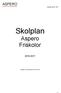 Skolplan Aspero Friskolor