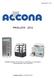 PRISLISTA 2012. Innehåller bruttopriser för Accona's kyl- och frysskåp, kyl- och frysbänkar, exponeringsmontrar samt värmemontrar