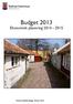 Budget 2013. Ekonomisk planering 2014-2015