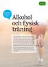 Alkohol och fysisk träning