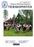 Träskoposten. Nr 3 augusti 2015. Växjöortens Folkdanslags medlemsblad