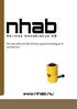 nhab www.nhab.nu Nerikes Handelshus AB Kontakt@NHAB.nu Din specialist på hålcylindrar, griparmsavdragare & portopower