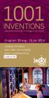 INVENTIONS. Program 30 aug - 19 jan 2014. London Istanbul New York Los Angeles. - Discover the Muslim Heritage in Our World