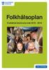 Folkhälsoplan. Hultsfred kommuns mål 2012-2014