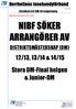 NIBF SÖKER ARRANGÖRER AV