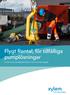 Flygt Rental, för tillfälliga pumplösningar. Vi hyr ut allt du behöver för att flytta vatten snabbt