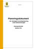 2014-10-07. Planeringsdokument. - för strategisk boendeplanering inom äldreomsorgen