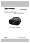 Portabel boombox med Radio & CD-Spelare CD / CD-R / CD-RW