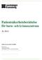 Patientsäkerhetsberättelse för barn- och kvinnocentrum