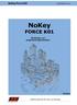 NoKey Force K01. 12040250B10A.docx. NoKey. FORCE K01 connector. Monterings- och programmeringsinstruktion. Svenska