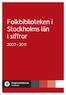 Folkbiblioteken i Stockholms län i siffror