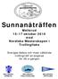Sunnanåträffen. Mellerud 15-17 oktober 2010 med Nordiska Mästerskapen i Trollingfiske