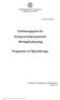 Utbildningsplan för Sjukgymnastprogrammet 180 högskolepoäng. Programme in Physiotherapy