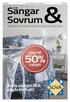 50% Årets största REA pågår för fullt! Upp till. rabatt. ANNONS Hela denna bilaga är en annons från SOVA ANNONS Sängar Sovrum&