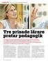 Tre prisade lärare pratar pedagogik