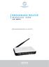 BROADBAND ROUTER WIRELESS 150N 150 MBPS BRUKSANVISNING NI-707517