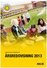 ÅRSREDOVISNING 2013 KAU.SE