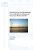 2007:6. Revidering av kunskapsläget för vindkraftens effekter på fisket och fiskbestånden