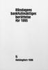 Riksdagens bankfullmäktiges berättelse för 1995