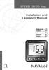 SPEED 3100 log. Installation and Operation Manual. Nederlands... 2 Deutsch... 15 Italiano...28 Svenska... 41 Suomi...54. www.navman.