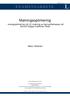 EXAMENSARBETE. Malningsoptimering