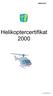 Helikoptercertifikat 2000