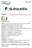 BLÄNDAREN. Januari 2013. Kalendern. För februarinumret är sista inlämning den 17/2. Kalendern för 2013.