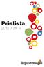 Prislista 2013 / 2014