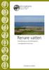 Koll på Kungsbacka Miljö & Hälsoskydd Rapport 2:2008. Renare vatten Inventering av minireningsverk Kungsbacka kommun