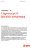 Lägesrapport Nordisk elmarknad