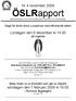 Nr 4 november 2008 ÖSLRapport. Lördagen den 6 december kl.14.00 på Ingelsta