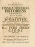 HISTORIENS JORDARTER. He** PEHR GADD S SALOMON UPROMST, SAVENIUS ANLEDNINGAR* INSEENDE, MED VEDERBÖRÄNDES SAMTTCKE J. G. N.