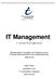 IT Management - Att leda IT till affärsnytta