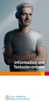 Information om Testosteronbrist