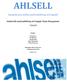 AHLSELL. Grupp 2. Ida Larsson Per Niblaeus Camilla Stahl Johan Thordeman Tobias Tufvesson. Handledare: Björn Oskarsson Linköpings universitet