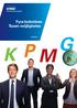 Fyra bokstäver. Tusen möjligheter. kpmg.se K P M