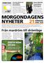 MORGONDAGENS NYHETER