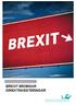 STOCKHOLMS HANDELSKAMMARES ANALYS: 2016-03 BREXIT BROMSAR DIREKTINVESTERINGAR