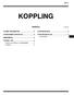 KOPPLING 21-1 INNEHÅLL 21109000190 KOPPLINGSPEDAL... 4 ALLMÄN INFORMATION... 2 KOPPLINGSREGLAGE... 5 STANDARDMÅTTUPPGIFTER... 2. Huvudcylinder...