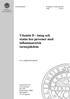 Vitamin D - intag och status hos personer med inflammatorisk tarmsjukdom