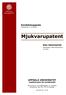 Mjukvarupatent. Kandidatuppsats Handelsrätt C, 10 poäng. Dan Hammerlid. UPPSALA UNIVERSITET Institutionen för handelsrätt