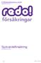 Sjukvårdsförsäkring PN: 4615001-4615003. FÖRSÄKRINGSVILLKOR Gäller från 2010-01-01