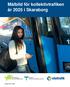 Målbild för kollektivtrafiken år 2025 i Skaraborg
