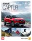 renault CAPTUR limited edition drive the change